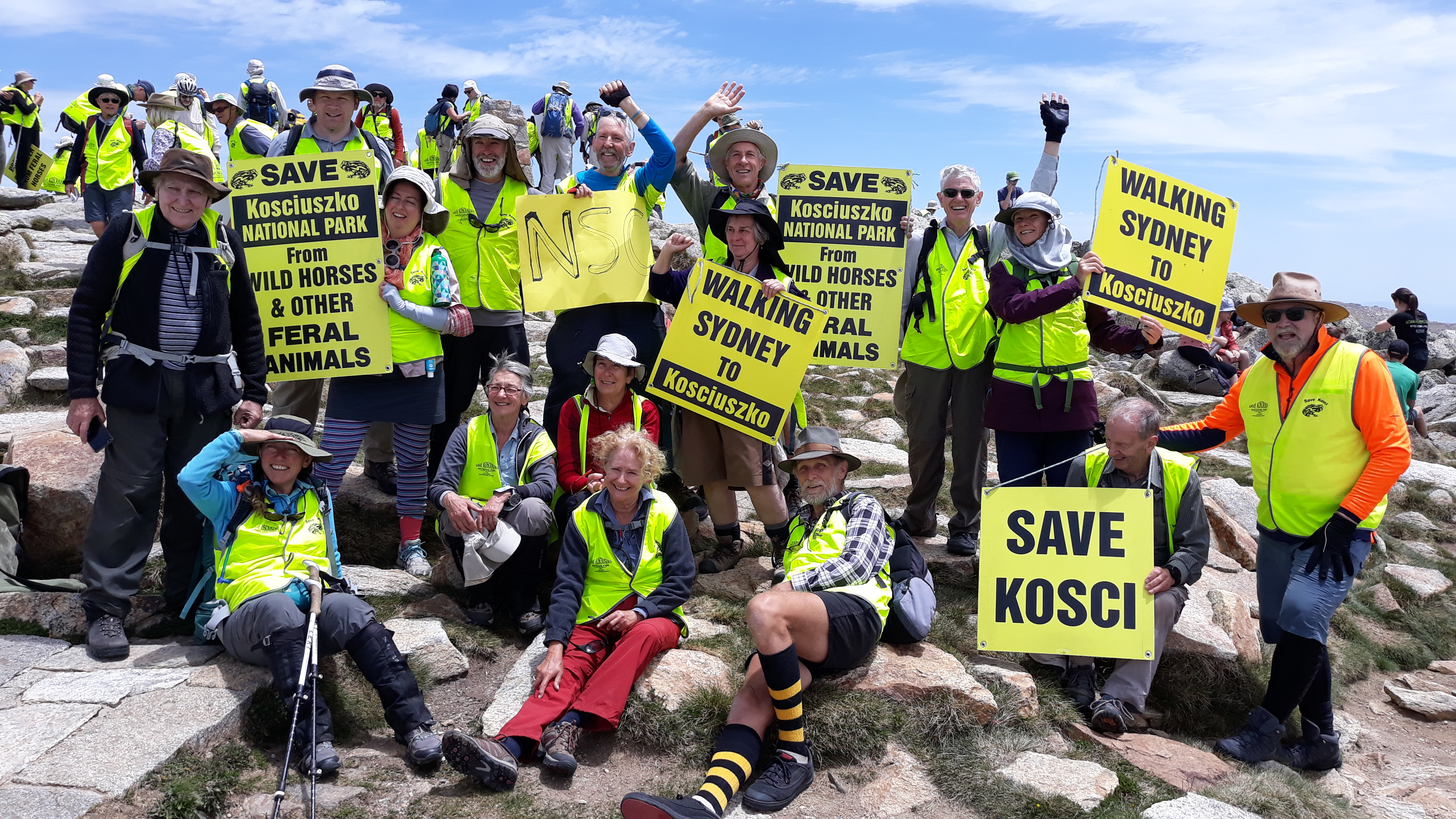 NSC Group at Save Kosci protest