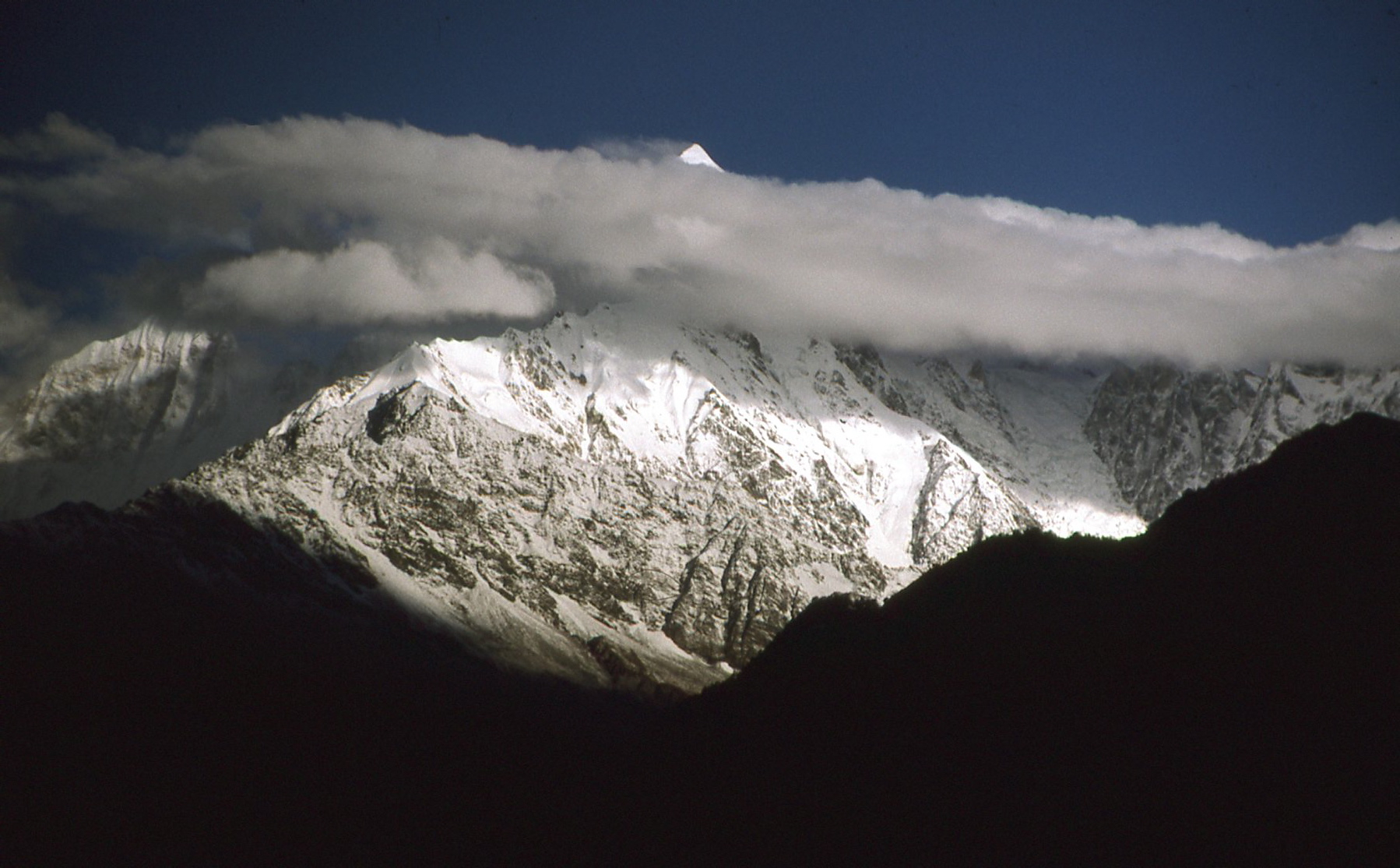 Panchachuli-2 (6,904 m), Kumaon region, in Pithoragarh district, Uttarakhand state, India.