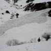 Crossing avalanche zone, Solang
